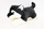 Qenush plushi Husky Dark, 34cm, gri