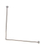 Shufër perde dushi Domoletti BATH FRAME GRO-007, metalike, e bardhë
