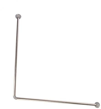 Shufër perde dushi Domoletti BATH FRAME GRO-007, metalike, e bardhë