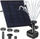 Shatërvan diellor për pellg Gardlov 00025184, 180 L/h, panel solar 11 cm, i zi
