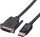 Kabllo video ROLINE 11.04.5773, DisplayPort në DVI-D, 3 m, i zi