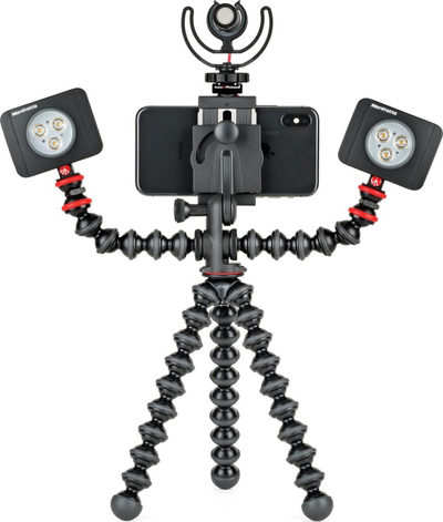 Tripod fleksibël Joby GorillaPod Mobile Rig, për smartphone, me GripTight PRO 2, i zi