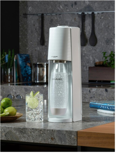 Karbonizues lëngjesh Sodastream Terra, i bardhë