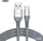Kabllo USB-C Remax RC-152a Colorful Light, 1m, 2.4A, e zezë