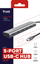 Qendër USB-C Halyx, 5 porte, 100W PD, e argjendtë