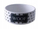 Tas qeramike për qen Yarro Ceramic Bowl Woof, 13x4.5cm, i bardhë me pika gri
