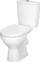 WC kompakt Gomera CE KUL 203 MK, pa buzë të brendshme, ulëse duroplast me mbyllje të butë, e verdhë