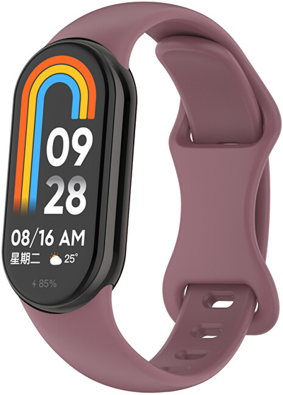 Rrip silikoni 4wrist për orë Xiaomi Watch 8/9, i kuq i errët
