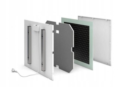 Ngrohës elektrik Thermoval Crystal 700, panel infra FIR, 700W, i bardhë