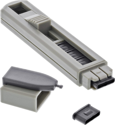 Bllokues porte USB Type C InLine, stick mbrojtës, set 6 copë