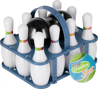 Loja bowling për fëmijë Mega Creative Game Bowling, set plastik, mbi 3 vjeç, shumëngjyrëshe