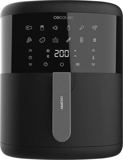 Frityrë ajri Cecotec Cecofry Bombastik 6000, 6L, 1700W, e zezë