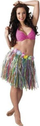 Fustan Hawaii multikolor, 45 cm, me lule dekorative
