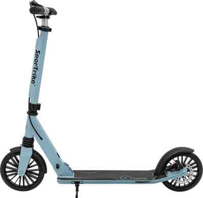 Trotinet i madh SPORTRIKE, me frena disk, amortizator, rrota 200mm, mban deri 100kg