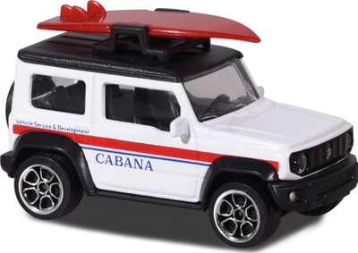 Set makina lodër Majorette Suzuki Jimny Giftpack, 5 copë, metalike, shumëngjyrëshe