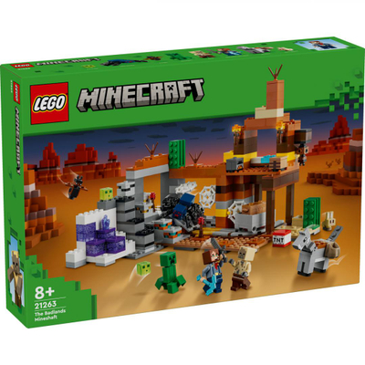 Set ndërtimi LEGO Minecraft Doll from Badlands 21263, lodër për lojëra me mend për kalamajtë