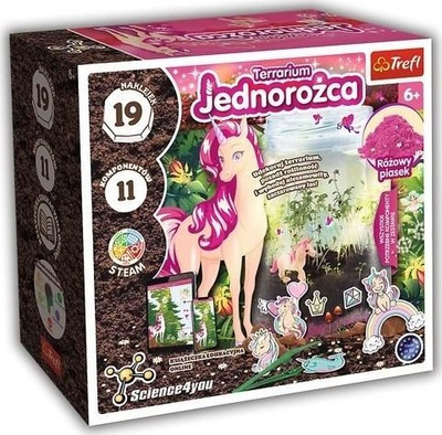 Set loje Science4you Unicorn Terrarium TREFL, krijues, edukativ, shumëngjyrësh