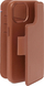 Këllëf-portofol Decoded Leather Detachable për iPhone 15 Plus, lëkurë, kafe
