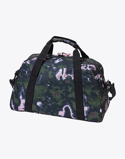 Çantë krahu Meatfly Mavis Duffle Storm Camo, rozë/gjelbër/zezë