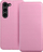 Këllëf portofol Futera Dual Pocket për Samsung Galaxy S24 Ultra, lëkurë ekologjike, me magnet, rozë