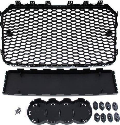 Maskë grili MTuning për Audi A5 8T RS Style, 2013-2016, krom e zezë