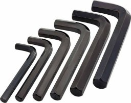 Set çelsash imbus JCB Rockforce, 6 copë, 12-24mm, i zi