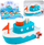 Lodër banjoje LFLY Moving Ship Toy, me rrotullim, spërkatëse uji, blu