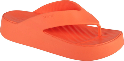 Shapka platformë Crocs Gataway Platform Flip Flop W 209410-84F, portokalli