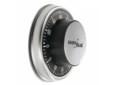 Timer mekanik GreenBlue GB152, 60 minuta, magnet, argjendtë