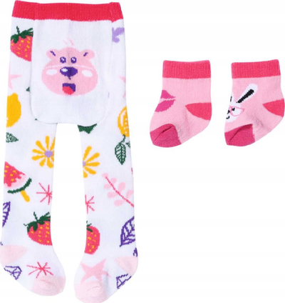 Set geta dhe çorape për kukulla Baby Born, 43cm, shumëngjyrëshe