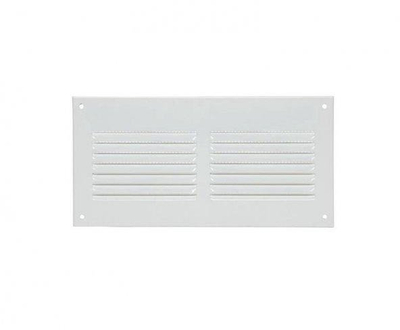 Grilë ajrimi Europlast METAL GRILLE 200x100, metal, e bardhë