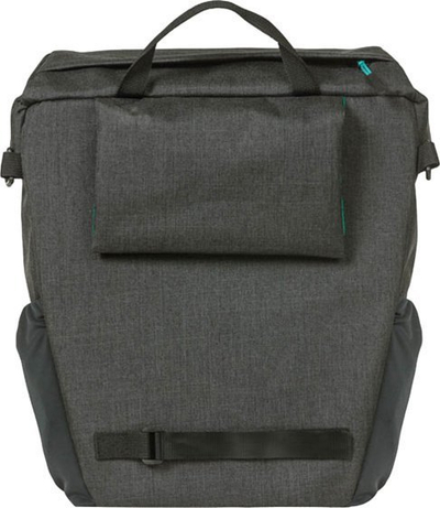 Çantë anësore biçiklete Basil Single Pannier Bag, 9L, që s’e ha uji, gri e errët