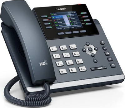 Telefon IP Yealink SIP T73W, profesional, me valë, ngjyrë e zezë