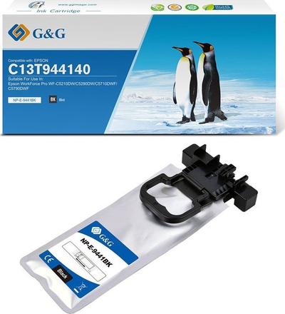 Kartricë boje G&amp;G Epson C13T944140, e zezë, kapacitet i madh