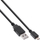 Kabllo USB InLine 31718Q, USB A në micro USB B, 1.8 m, e zezë