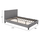 Shtrat stof 150×200 cm (HM553.11), gri