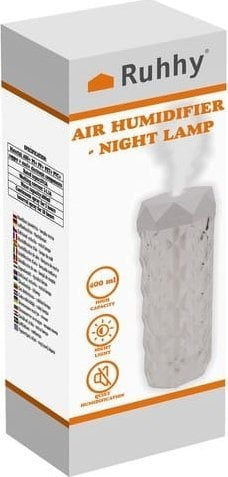 Lagështues ajri me llampë nate Ruhhy 24625, 10 orë punë, LED, me shumë ngjyra