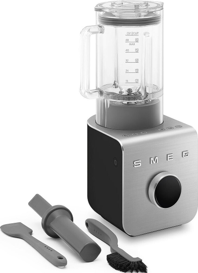 Blender me gotë Smeg BLC01BLMEU, 1400W, 9 shpejtësi, i zi