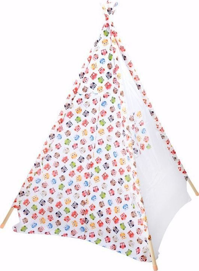 Çadër lojërash tipi Yokomisiad Cheerful Owls ZA3508, 145cm, për fëmijë, shumëngjyrëshe