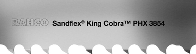 Teh sharre rreth Bahco Sandflex King Cobra PHX P9000, 41x1.3x6096mm, 3/4 TPI, ngjyrë argjendtë