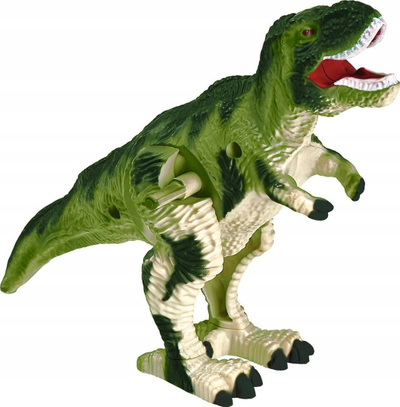 Lodër dinosaur mekanik MIX, me çelës që e rrotullon me dorë, set me 12 copë, shumëngjyrësh