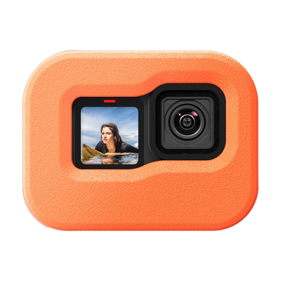 Mbrojtëse notuese Telesin Floating Case për GoPro Hero 9 10 11 12 13, rezistente ndaj ujit, ngjyrë portokalli