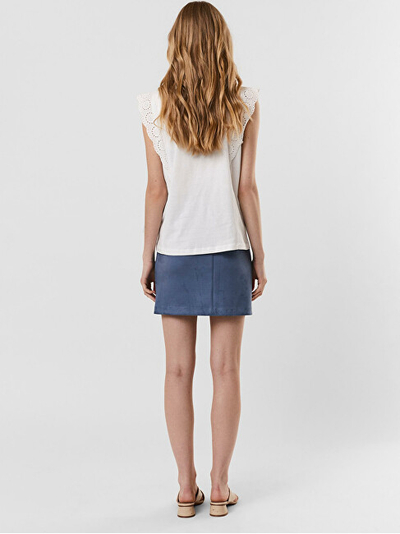 Bluzë VERO MODA VMHOLLYN Regular Fit, e bardhë