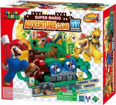 Lojë tavoline Epoch Super Mario Adventure Game DX, labirint mermeri, për fëmijë 5+, shumëngjyrëshe