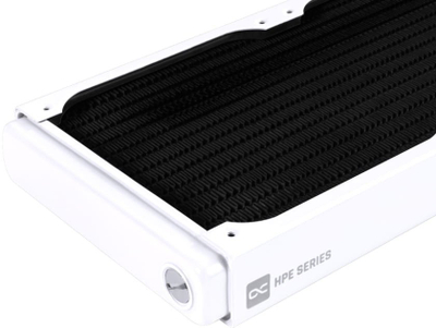 Radiator ftohës PC Alphacool HPE 30 Full Copper, 360mm, për 3 ventilatorë, i bardhë