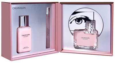 Set Calvin Klein: Eau de Parfum 100 ml + losion 100 ml + Eau de Parfum 10 ml