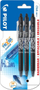 Stilolaps Pilot Frixion Clicker, 0.7mm, i zi, set me 3 copë