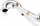 Downpipe shkarkimi AUDI A4 A5 Q5 B8 2.7 3.0 TDI, 63.5mm, çelik inox
