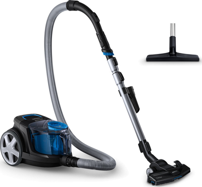 Fshesë me korent Philips PowerPro Compact FC9331/09, 900W, depozitë 1.5L, e zezë