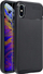Këllëf karboni për telefon iPhone Xs, TPU, ultra i hollë, i zi